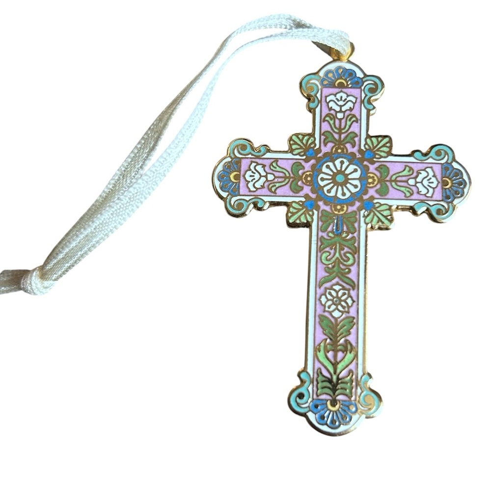 Hallmark 1999 collectible cross ornament